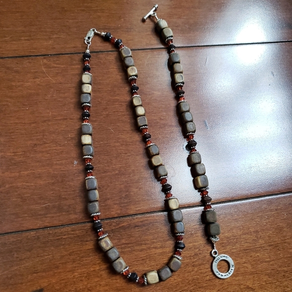 Morgan & Co Wooden Bracelet and Necklace - Picture 2 of 14